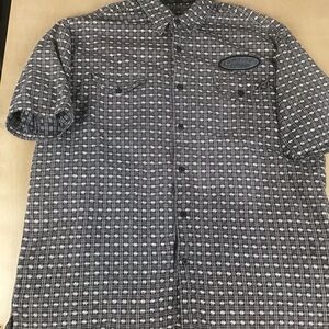 Vintage Harley Davidson Motorcycles Mens XL Button Up Short Sleeve Shirt